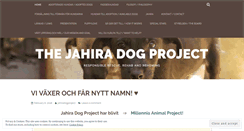 Desktop Screenshot of jahiradogproject.com