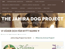 Tablet Screenshot of jahiradogproject.com